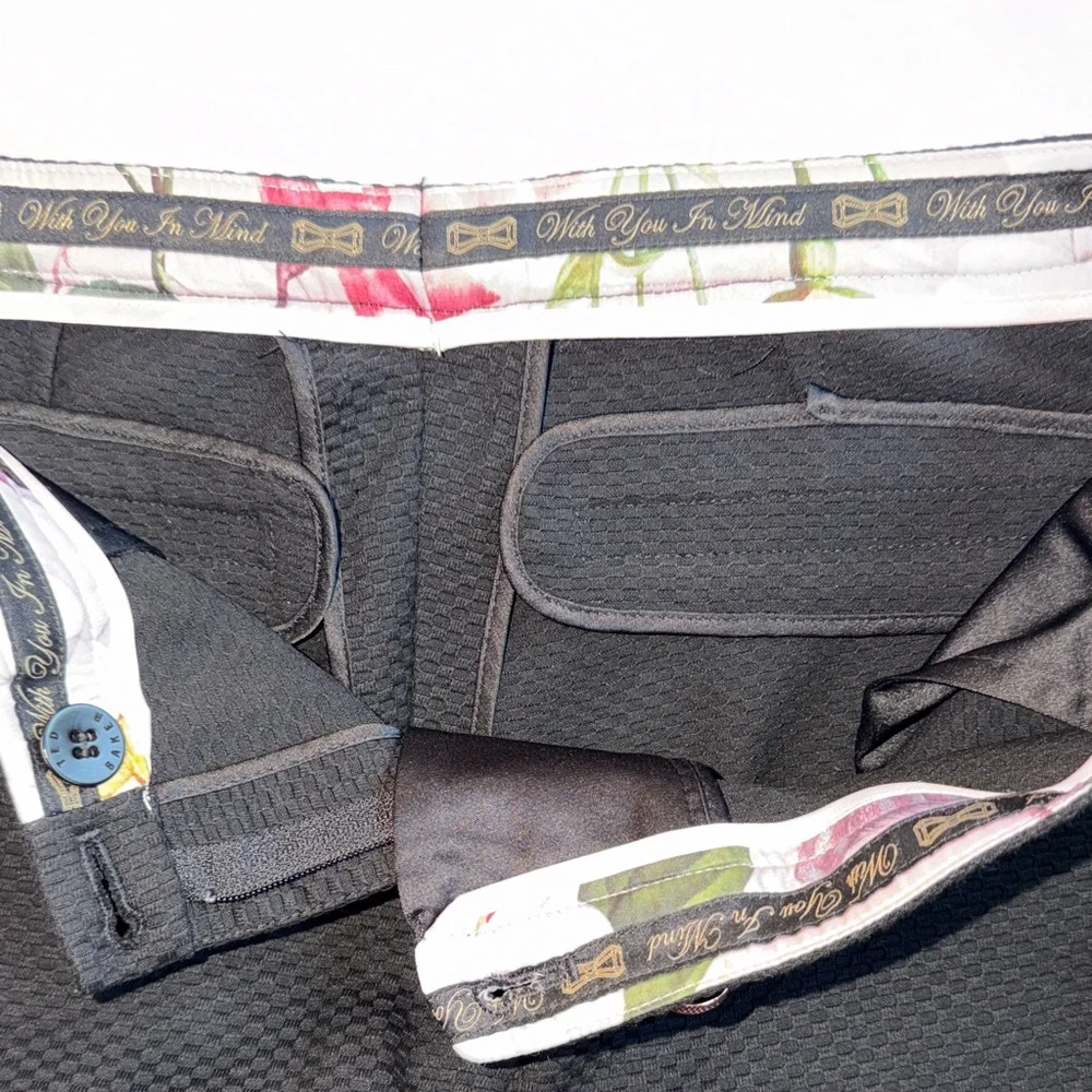 Ted Baker London Black Textured Pants - Picture 9 of 9